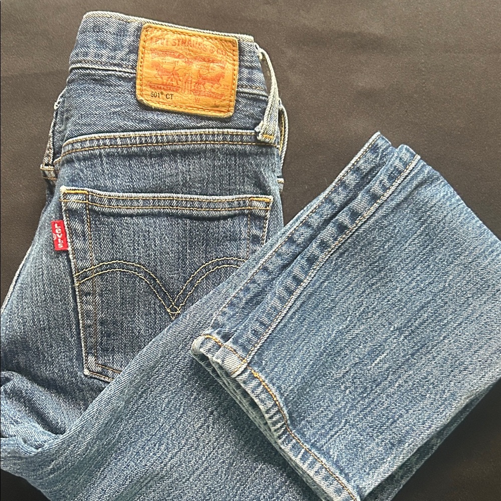 Levi's ‘Surf Shack’ 501 CT button-fly tapered leg